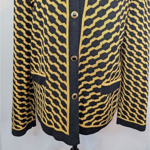 VTG Epic Steven Maximalist Retro Preppy Old Money Academia Mobwife Cardigan 6 - Picture 4 of 9